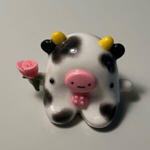 Mama Moo handmade polymer clay Desk Friend
